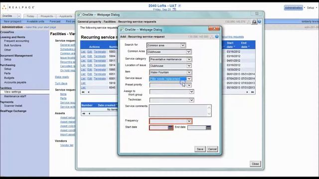 Facilities: Service Requests Utilities Recurring Service Requests смотреть онлайн