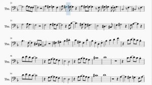 Trombone Sheet Music: How to play Homage by Mild High Club