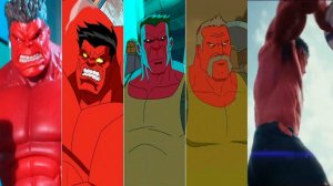 Эволюция Красного Халка в мультфильмах и кино/Evolution of Red Hulk in Cartoons (2009-2025)