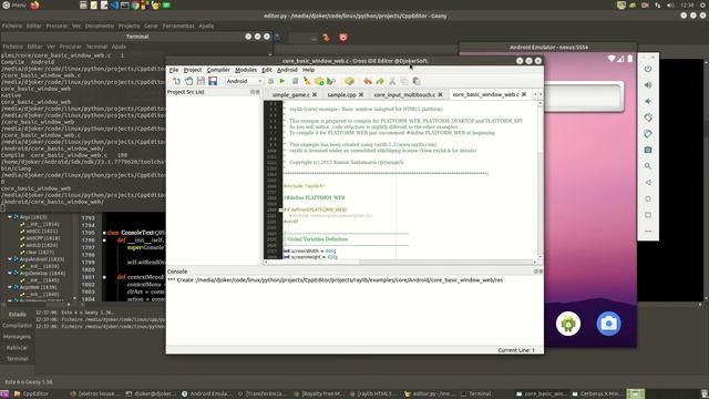 Python  c/cpp Editor/Compiler for Android /Web/Linux/Windows
