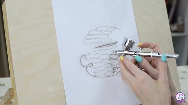 Как настроить аэрограф на тонкие линии?