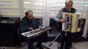 Армянский Аккордеонист Артём Арутюнян и Сергей Манукян - Опавшие Листья