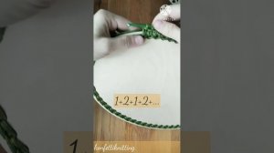 Ч.2. Вязание крючком корзинки-шкатулки из полиэфирного шнура. Обвязка деревянного донышка.