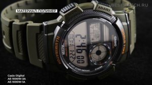 Обзор Casio Digital AE-1000 - купить на Bestwatch.ru