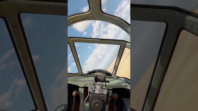 Zero A6M3 mod. 22 сбивает Bf 109 F (us), War Thunder, VR.