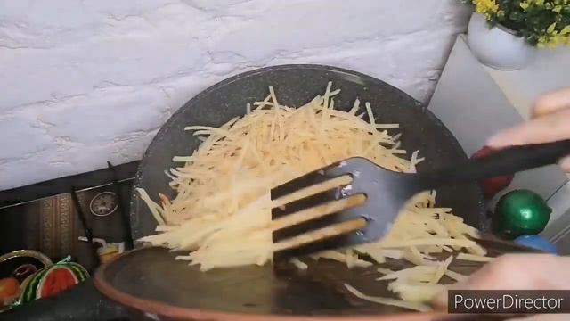 Картофель по Китайский. Картошкали Хитойча салат