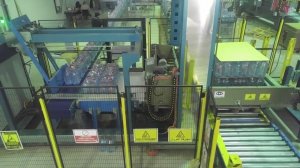 Паллетайзер автоматический / группировка бутылок