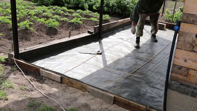 Бетонная стяжка, отмостка своими руками смотреть онлайн