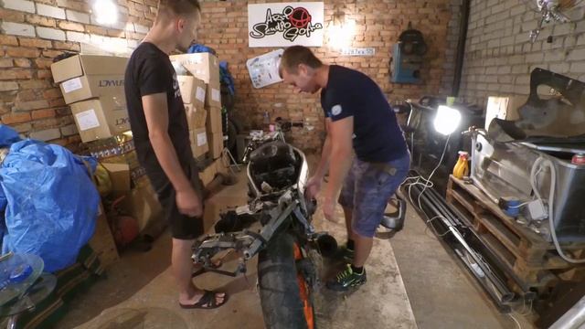 KAWASAKI ZX9R покупка под восстановление часть 2 смотреть онлайн