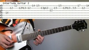 Metallica The Memory Remains Tab & Guitar Chords with Solo Guitar Lesson