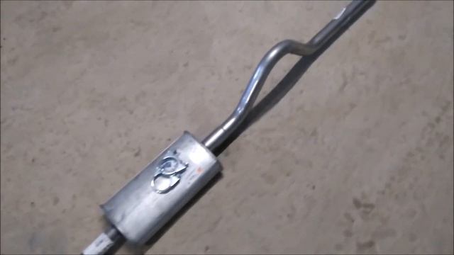 Toyota Starlet P70 1E engine stock exhaust swap to 45mm DIY one. смотреть онлайн