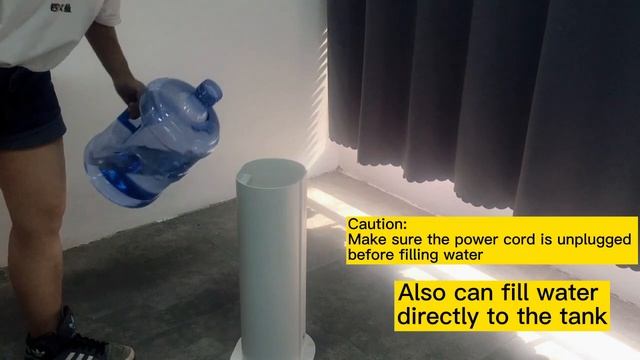 Yokekon KC-MH-901 Ultrasonic humidifer first use guideline смотреть онлайн