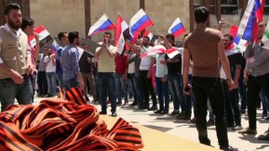 В Сирии прошла акция "Георгиевская ленточка"