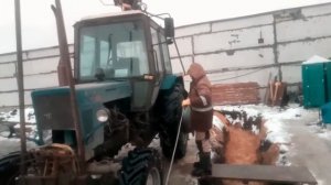 вытягиваем кабель -тестируем лебедку!