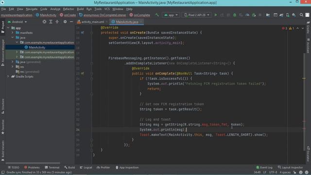 Setup Firebase Cloud Messaging in Android Studio 2022 смотреть онлайн