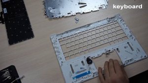 DISASSEMBLY Lenovo YOGA 510-14 разборка, замена клавиатуры и термопасты.