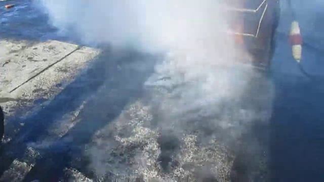 Ремонт мякгой кровли, Спекание кровельного пирога
