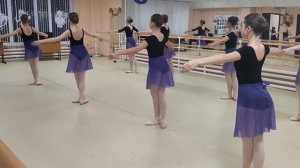 Classical dance exam 6 class, fragment 1. Arabesque Saratov.