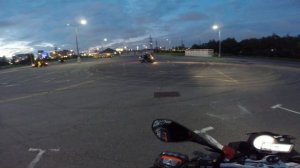 Уронил мотоцикл. Упражнение "змейка" в Мото-учебке