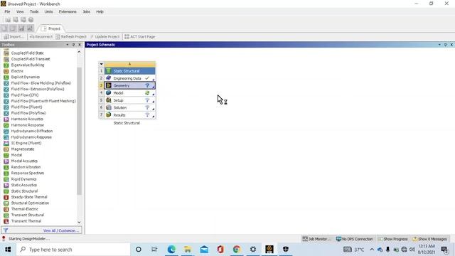 how to open design modeler instead of Spaceclaim ANSYS TUTORIALS ANSYS BEGINNERS ANSYS WORKBENCH