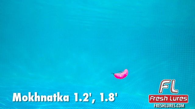 Форелевые приманки Fresh Lures / FL / FreshLures  - Mokhnatka: игра в воде.