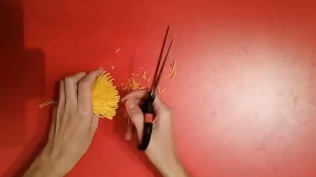 Одуванчик из ниток.Игрушки и поделки из ниток (Пряжи) смотреть онлайн