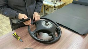 Перетяжка руля BMW E39, часть 1