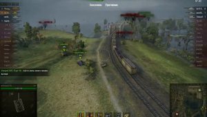 World of Tanks  light tank t49 Gameplay т49 епический бой   защита  воин и ФАДИН