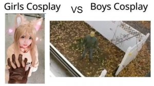 Girls Cosplay Vs Boys Cosplay