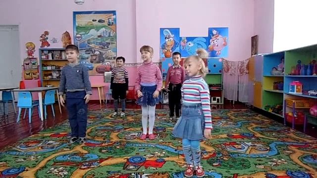 Физминутка "У жирафа пятнышки везде" смотреть онлайн