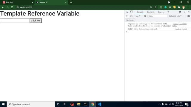 Angular 12 tutorial #30 Template Reference Variable смотреть онлайн