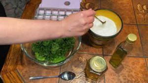 Заготовка на зиму из зелёного лука / Луковые кубики