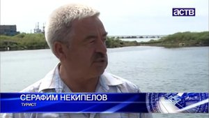 Между Невельском и Монероном начал курсировать катер "Святитель Николай"