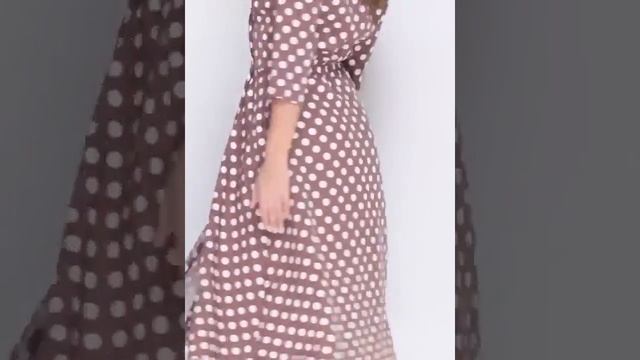 Платье в горошек| Оптовая продажа одежды | Красота и Настроение смотреть онлайн