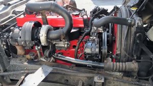 Nissan UD MKB212H FE6-T 6.9-liter 210HP Turbocharged Diesel Engine Start Up