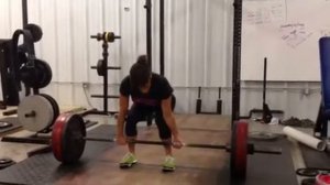 Adrienne 315 lb deadlift @ 125 lbs bodyweight