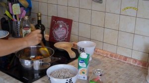 ПЕРЛОВАЯ КАША С ГРИБАМИ В СЛИВОЧНОМ СОУСЕ.