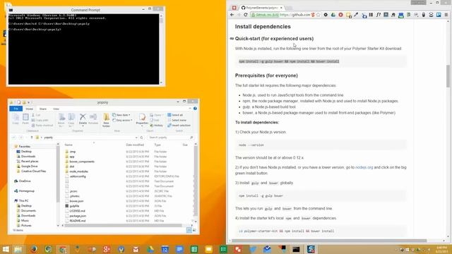 How to use Gulp and Google Chrome to develop in Polymer 1 0 смотреть онлайн