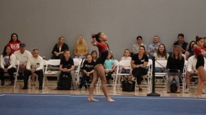 Thi Nguyen 2nd Place Floor Pacific Classic 2020 Wildfire Gymnast Level 8