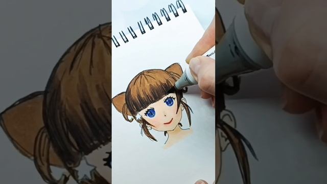 anime girl #sketch #drawing #anime