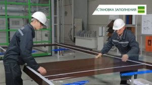 Монтаж откатных ворот Алютех