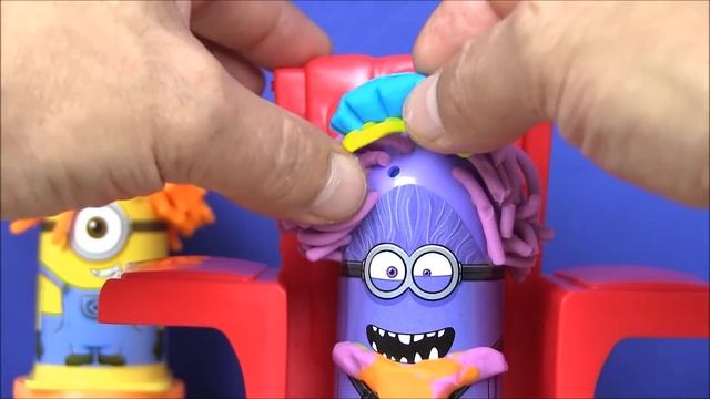 DISGUISE LAB Пластилин Плей До на Русском Play Doh МИНЬОНЫ В ПАРИКМАХЕРСКОЙ. Пластилин для Детей смотреть онлайн