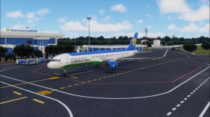 Фергана - Бохтар - Наманган | Uzbekistan | FF 757-200 | UTFF-UTDT-UTFN | ASXP12 | X-Plane 12.1.0 b6