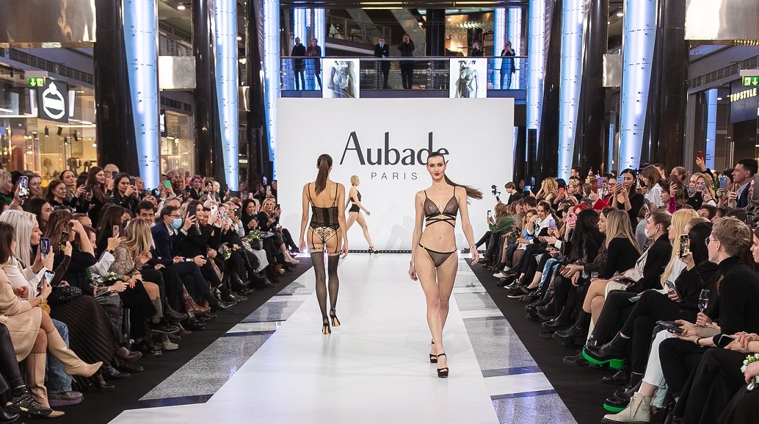 Показ нижнего белья Aubade. Москва, Галерея Seasons
