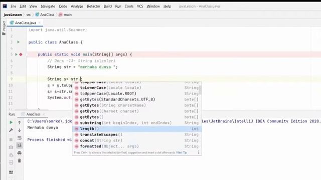 13 - String İşlemleri (2021) | JAVA Dersleri смотреть онлайн