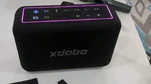 Unboxing Xdobo x8 pro bluetooth speaker with bluetooth mic