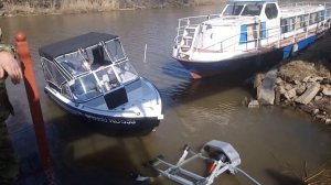 Корвет(Corvet) 500 Fish + Yamaha 80 Обзор Первый спуск на воду Проверка его качеств!!!(2)
