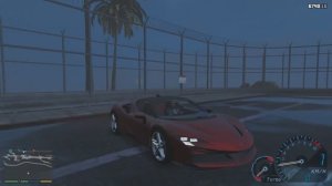 GTA V Ferrari  sf90 звук двигателя из игры