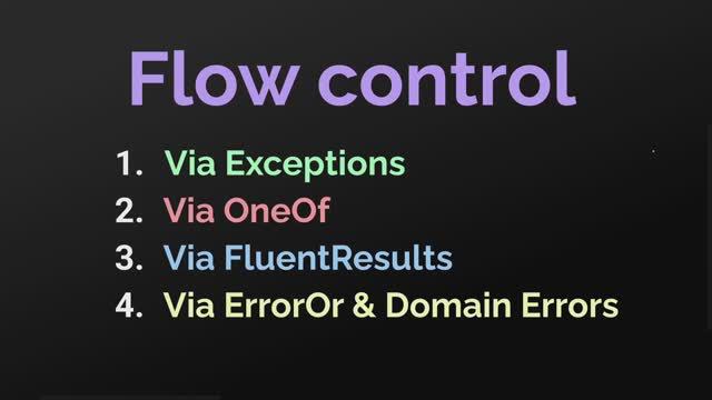 Flow Control | ASP.NET 6 REST API Following CLEAN ARCHITECTURE & DDD Tutorial | Part 5