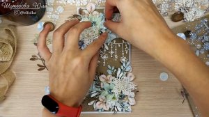 Новогодняя открытка своими руками/ Скрапбукинг /Christmas card tutorial / scrapbooking card